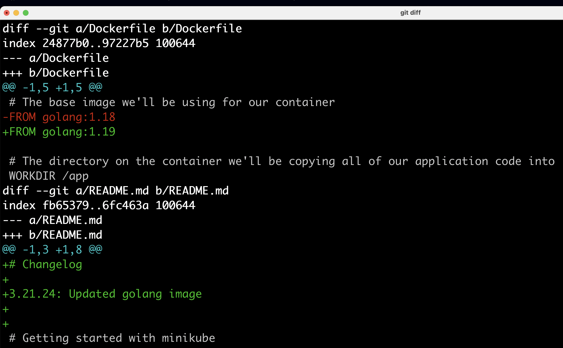 git diff example