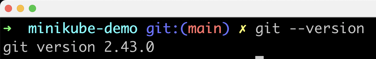 git version example